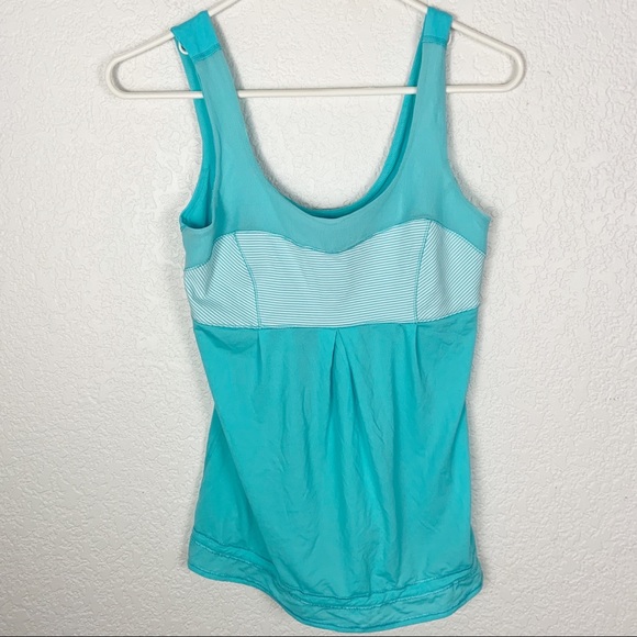 lululemon athletica Tops - Lululemon Blue Tank Top 6